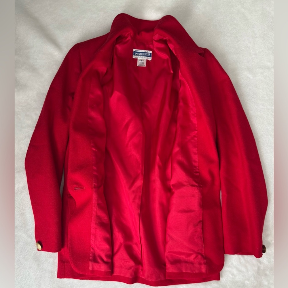 Pendleton Red Blazer - image 4